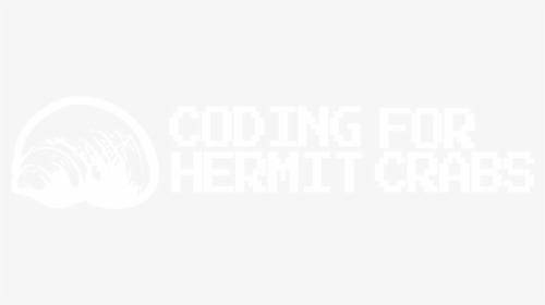 Coding For Hermit Crabs Logo - Monochrome, HD Png Download, Free Download