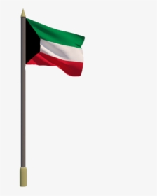 Kuwait Flag Png Free Pic - Uae Flag On A Pole, Transparent Png, Free Download