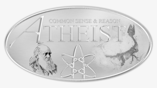 Atheist Logo Chrome - Atheism, HD Png Download, Free Download