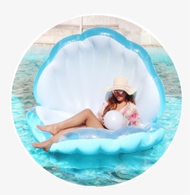#floatie #pearl #clam #pool #poolside #poolfloatie - Inflatable, HD Png Download, Free Download
