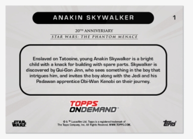 2019 Topps On Demand Set - Star Wars, HD Png Download, Free Download