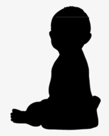 Baby Sitting Silhouette, HD Png Download, Free Download