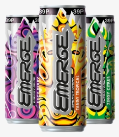 Carbonated Tropical Flavour Energy Drink With Taurine, - Caffeinated Drink, HD Png Download, Free Download