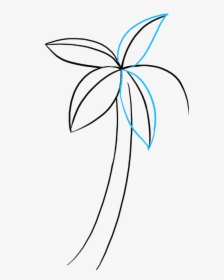 How To Draw Palm Tree - Vẽ Cây Dừa, HD Png Download - kindpng