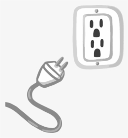 Wall Outlet Plug Image - Cable, HD Png Download, Free Download