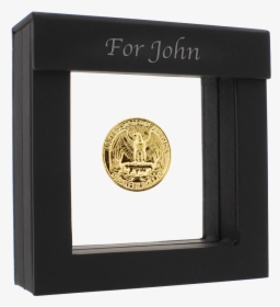 Quarter Us Dollar Gold-plated Coin - Franken Vergoldet, HD Png Download, Free Download