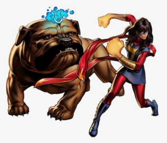 Kamala Khan Is A Fangirl Through And Through - Marvel Avengers Alliance Ms Marvel, HD Png Download, Free Download
