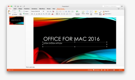 Office Mac 2013 Screen, HD Png Download, Free Download