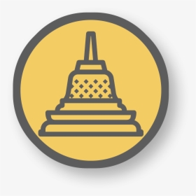 Candi Borobudur Icon Png Clipart , Png Download - Icon Borobudur Png, Transparent Png, Free Download
