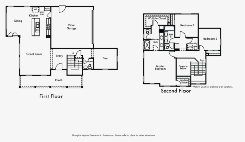 Mountain House Fremont Hansen Village Floor Plan, HD Png Download, Free Download
