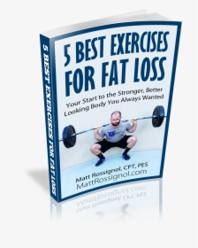 Fat Loss Ebook Cover 3d - Squat, HD Png Download, Free Download