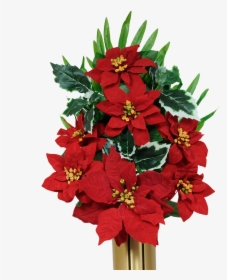 Poinsettia Border Png Download - Clip Art, Transparent Png, Free Download