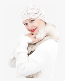 Woman In Warm Winter Clothes Png Image - Woman Winter Png, Transparent Png, Free Download