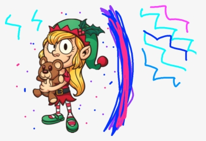 Cartoon Christmas Elves, HD Png Download, Free Download