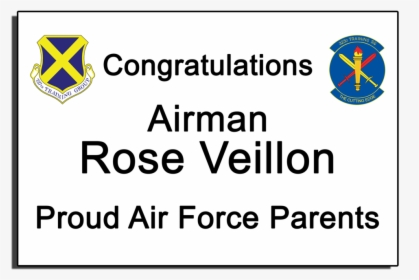 Air Force Text Only Banner Option - Emblem, HD Png Download, Free Download