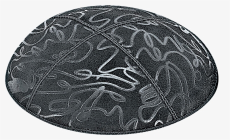 Suede Embossed Scribble Kippot"  Class="lazyload Lazyload - Circle, HD Png Download, Free Download