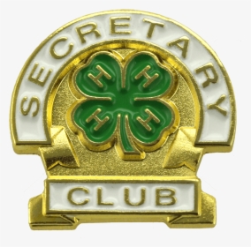 Secretary Club Pin - Emblem, HD Png Download, Free Download