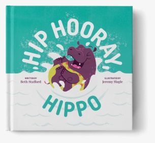 08 Square Book Mock-up Copy - Hippopotamus, HD Png Download, Free Download
