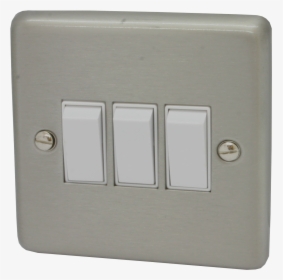 Contour Brushed Steel Light Switch, HD Png Download, Free Download