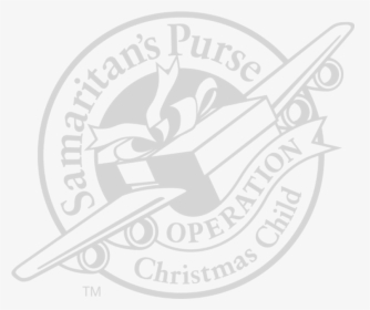Operation Christmas Child Black And White Logo, HD Png Download, Free Download