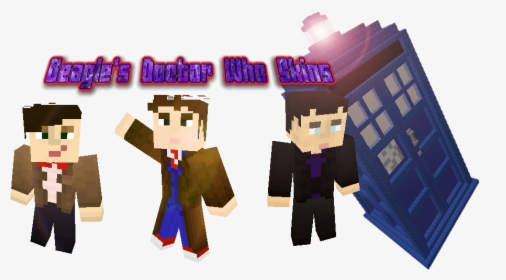 9th Doctor Minecraft Skin, HD Png Download, Free Download