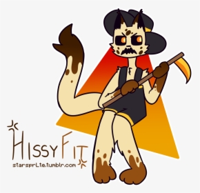 Meet Hissyfit They’re A Mutated Ocelot That Farms And - Cartoon, HD Png Download, Free Download