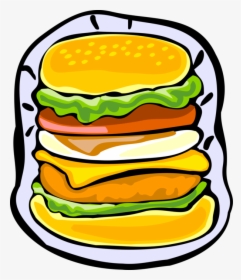 Burger Clipart Burger Layer, HD Png Download, Free Download