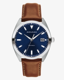 Movado Heritage Series - Movado Leather Watches Mens, HD Png Download, Free Download