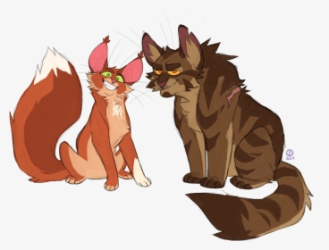 Warrior Cat Couple Base, HD Png Download, Free Download