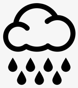 Rainstorm Svg Png Icon Free Download - Extreme Rainfall Symbol, Transparent Png, Free Download