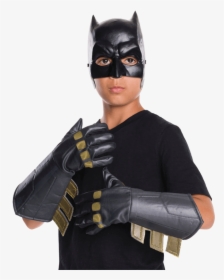 Kids Dawn Of Justice Batman Gauntlets - Batman Vs Superman Batman Costume For Kids, HD Png Download, Free Download