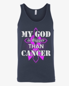 My God Is Bigger Than Cancer Purple Awareness Ribbon - Taps, HD Png Download, Free Download