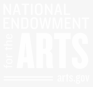 2018 Logobw Square White On Black Opt2 - National Endowment For The Arts, HD Png Download, Free Download
