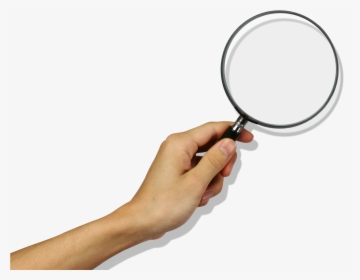 Png Magnifying Glass Image Black And White Download - Magnifying Glass In Hand Png, Transparent Png, Free Download