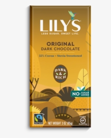 Original - Lily's Dark Chocolate Salted Almond, HD Png Download, Free Download