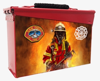 Gifts For Firefighters - Firefighter Ammo Box, HD Png Download, Free Download