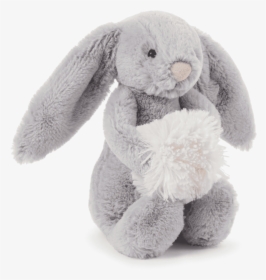 Jellycat Bashful Snow Bunny Grey, HD Png Download, Free Download
