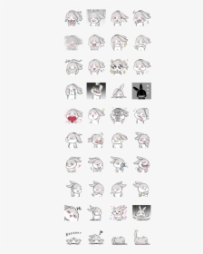 Gray Bunny Lol - Cartoon, HD Png Download, Free Download