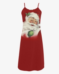 A Beautiful Vintage Santa Claus Alcestis Slip Dress - Cat, HD Png Download, Free Download