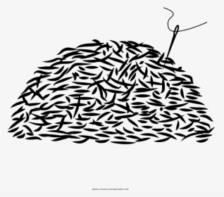 Needle In A Haystack Coloring Page - Illustration, HD Png Download, Free Download