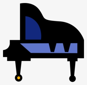 Vector Illustration Of Grand Piano Keyboard Musical, HD Png Download, Free Download