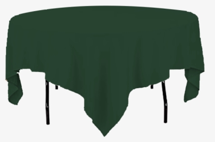 Dark Forest Green Tablecloth For Round Table - Tablecloth, HD Png Download, Free Download