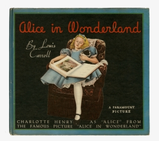 Paramount - Vintage Alice In Wonderland Book Cover, HD Png Download, Free Download