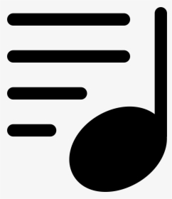 Img - Music Text Icon, HD Png Download, Free Download