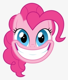 Pinkes Pony - Mlp Pinkie Pie Creepy Smile, HD Png Download, Free Download