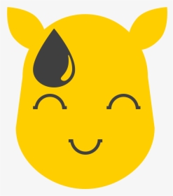 Rhinoshy Discord Emoji - Cartoon, HD Png Download, Free Download