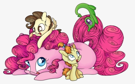 Pinkie Pie With The Cake Twins, HD Png Download, Free Download