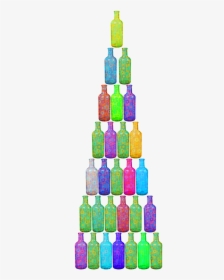 Christmas Tree Water Bottle, HD Png Download, Free Download