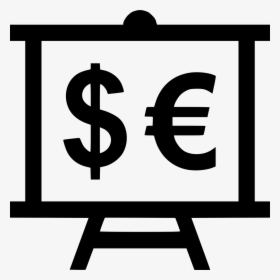 Teach Learn Euro Sign Professional Presentation Business - Dollar Sign With Up Arrow, HD Png Download, Free Download