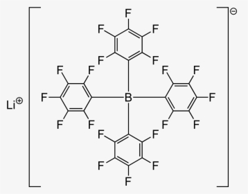 Lithium Tetrakis Borate 2d Skeletal - Barf Anion, HD Png Download, Free Download